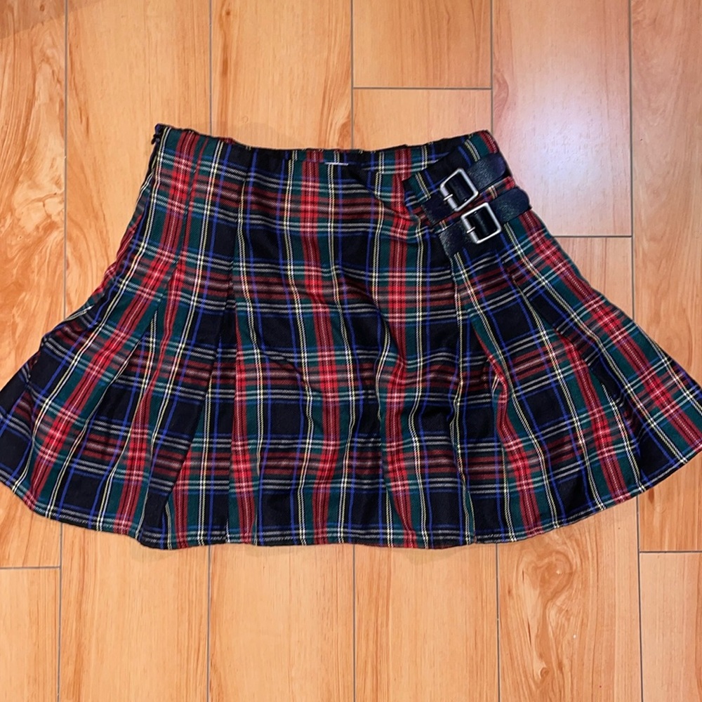 Plaid Danielle Guizio mini skirt